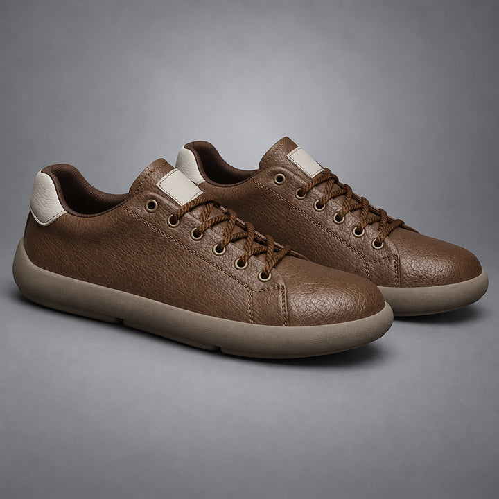 Parker Leather Sneakers in Brown