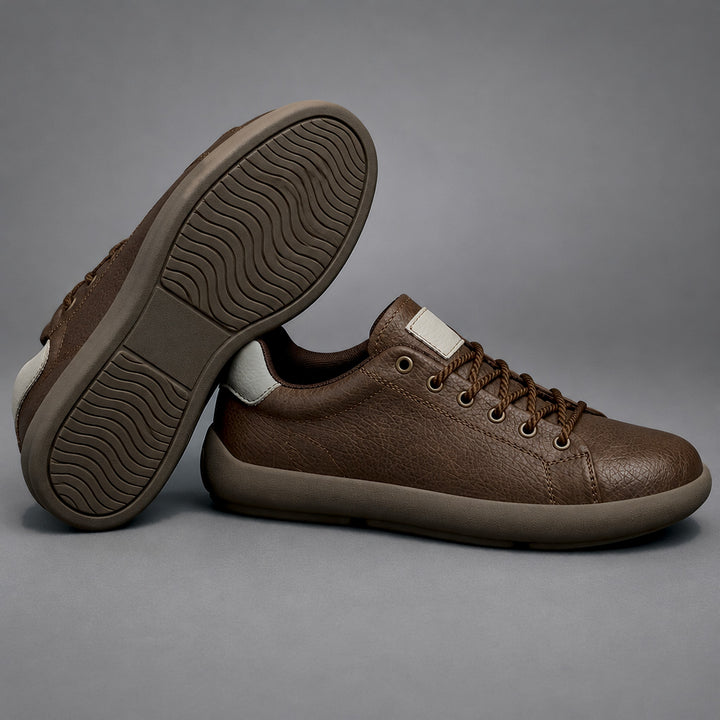 Parker Leather Sneakers in Brown (sole)