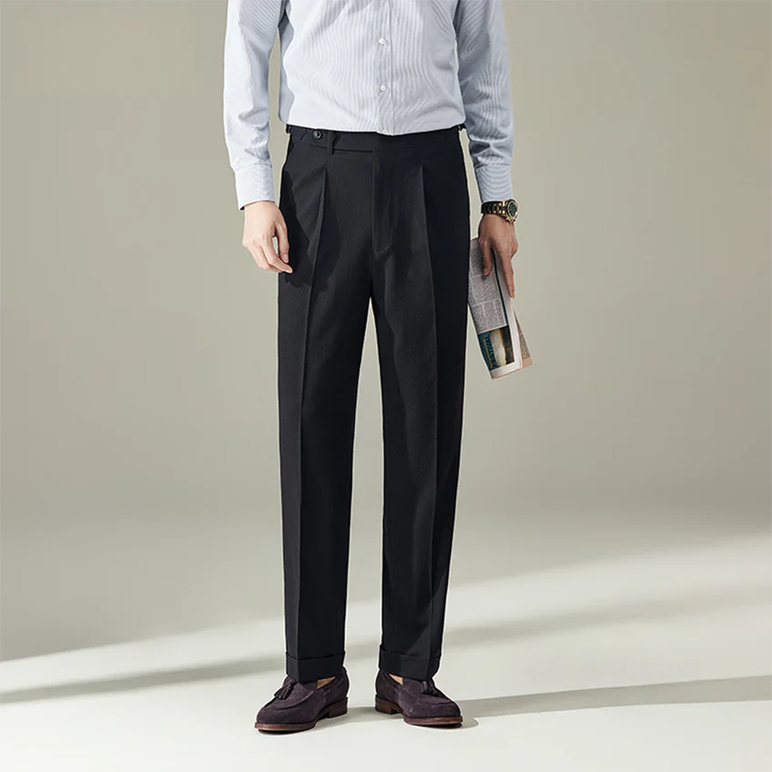 Lorenzo Pleated Trousers
