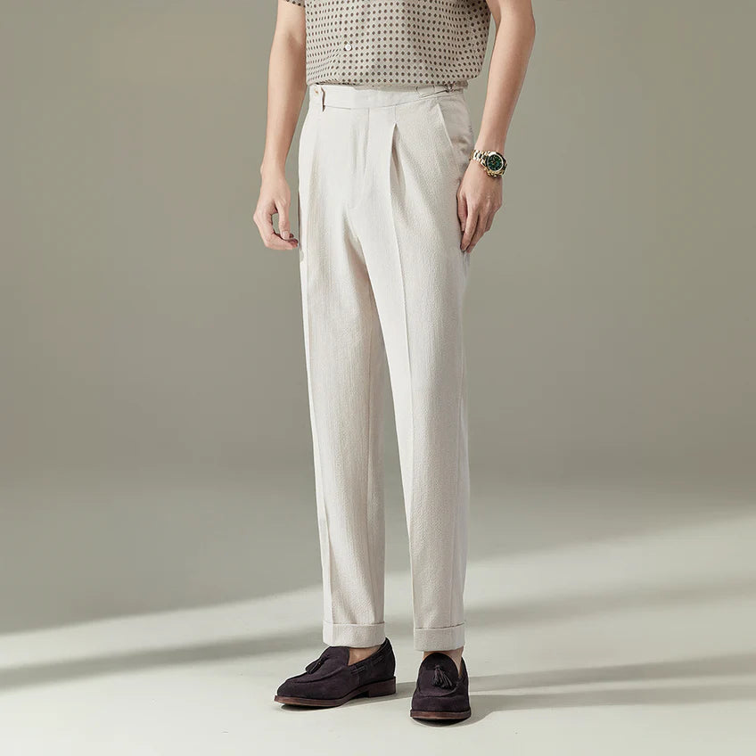 Lorenzo Pleated Trousers