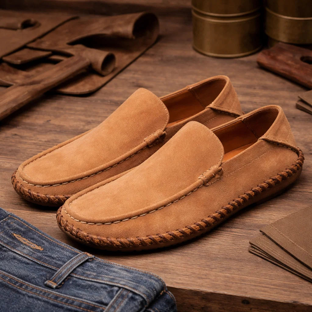 Fredon Suede Leather Loafers