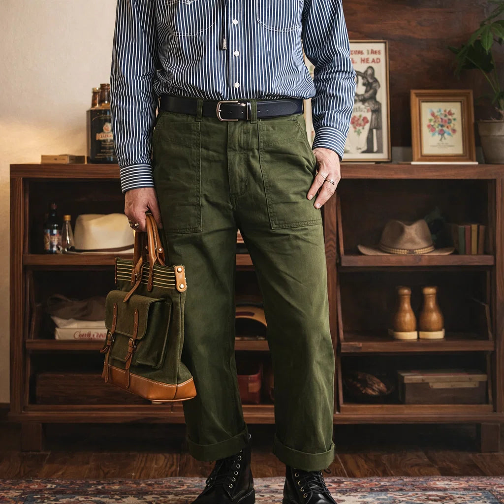 Clifford Cotton Utility Pants