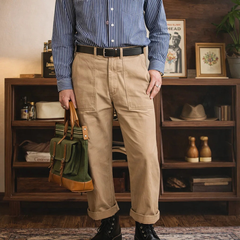 Clifford Cotton Utility Pants