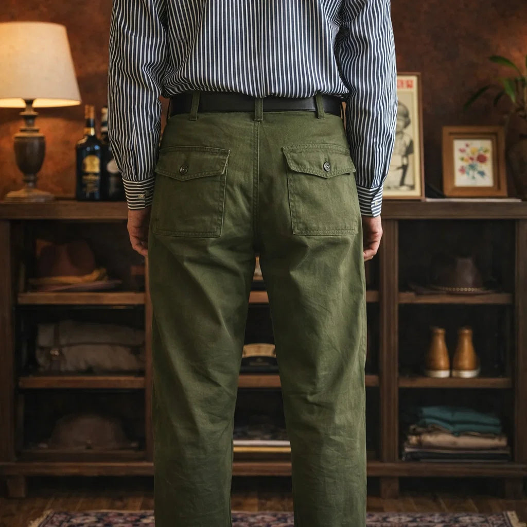 Clifford Cotton Utility Pants