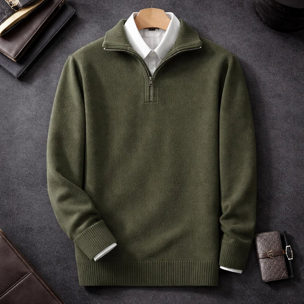 Wesley Quarter Zip Sweater