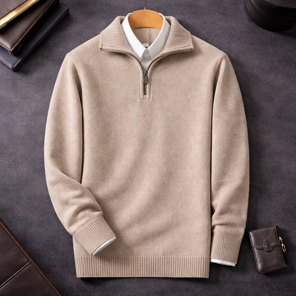 Wesley Quarter Zip Sweater
