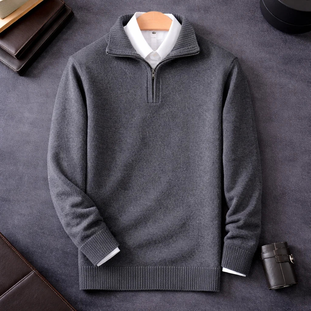 Wesley Quarter Zip Sweater
