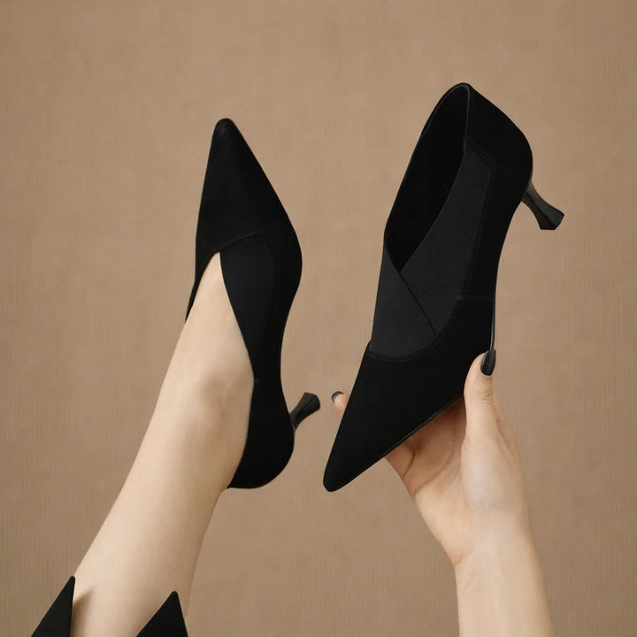 Aveline Suede Heel